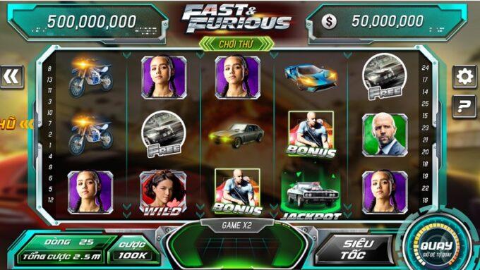 Trò Chơi Fast & Furious B52 Club